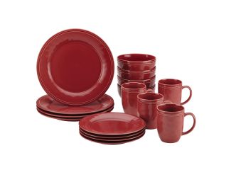 Cucina 16pc Dinnerware Set Red