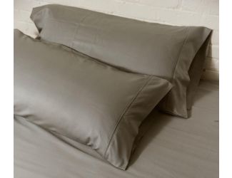 100% Organic Cotton Pillow Case (Set of 2) Standard Size - Grey Color