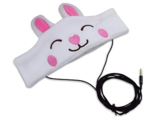 H1 Adjustable Fleece Headband Headphones Rabbit