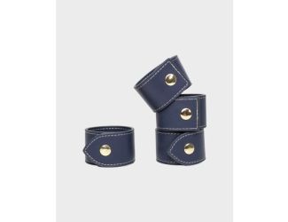 Leather Napkin Ring Set