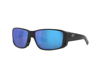 Tuna Alley Pro - Matte Black/Blue Mirror Polarized