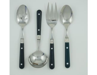 Ginkgo LePrix Hunter Green 4 pc Hostess Set
