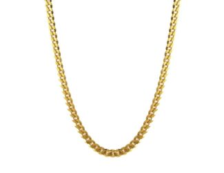 Curb Chain Necklace Gold