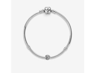 Heart Infinity Bracelet Size 7.5"