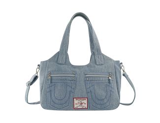 Horseshoe Stitch Denim Satchel Size 4x4.5x1