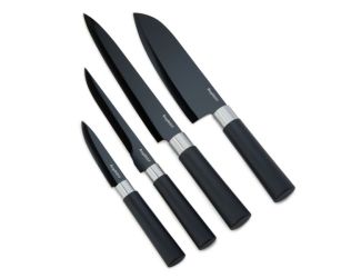DiNA Prime 4pc Non-Stick Ceramic Knife Set with Polypropylene Handles