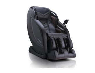 Brookstone - 650 Brown Black Massage Chair