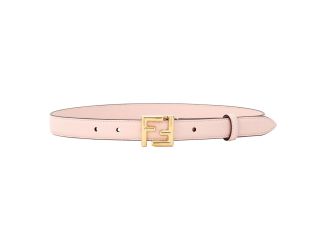 Fendi FF Confeto Pink Calfskin Leather Belt size 85