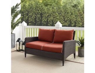 Kiawah Outdoor Wicker Loveseat