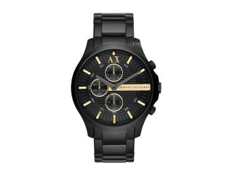 Mens Hampton Multi-Dial Black Stainles Steel Watch Black Dial