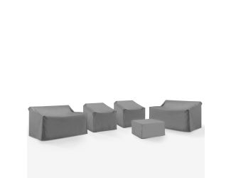 5Pc Outdoor Sectional Furniture Cover Set