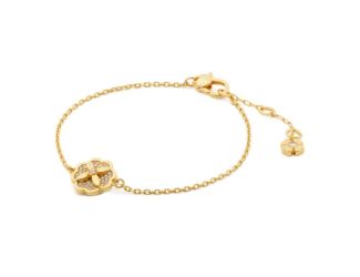 Heritage Bloom Bracelet - Clear/Gold