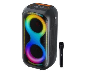 Fusion Glow Portable Bluetooth Speaker Black