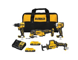 ATOMIC 20V MAX 4-Tool Combo Kit - Multi-Tool Driver Impact Driver Recip Saw