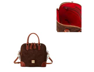 Suede Domed Satchel