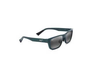 Keola Polarized Sunglasses Shiny Dark Green Frame Neutral Gray Lens