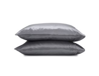 Elegance Satin Silver Pillowcases Size King