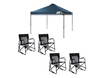 4 Freestyle Rocker - Black (37010) & 1 LevrUp Canopy w/Carry Bag - Navy (88015)