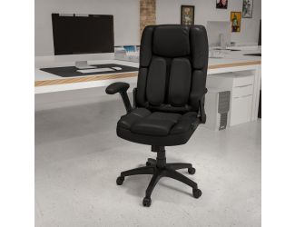 Extreme Comfort High Back Black LeatherSoft Executive Ergonomic Office Chair