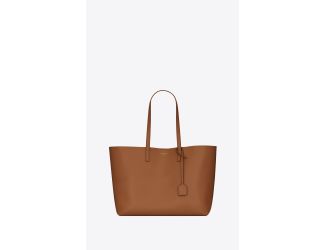 Large Supple E/W Tote Bag - Brick