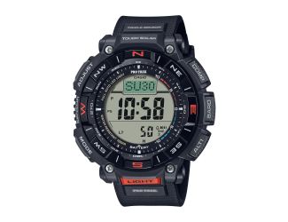 Pro Trek Triple Sensor Digital Black Biomass Plastic Watch