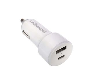 CellHelmet - 20W PD Dual Car Charger Plug USB Ports Type-A and Type-C