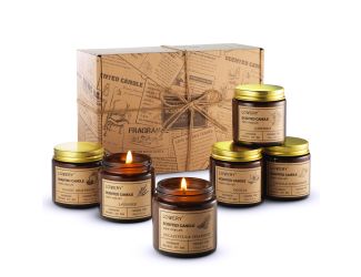 Scented Soy Candles Size 6 Pieces