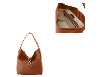 Pebble Grain Small Logo Lock Sac