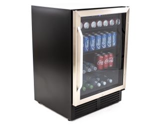 Avanti - 130 Can Beverage Center - Stainless Steel