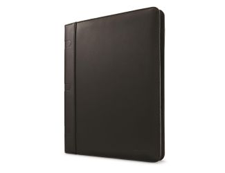 Leather Bus Accs Portfolio - Black