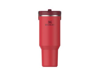 The IceFlow Flip Straw Tumbler 40oz - Chili Red