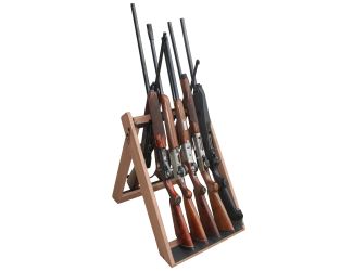 10-Gun Folding Portable Storage Rack