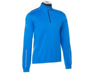 Mens Water Repellent 1/4 Zip Pullover-Salsa-2X