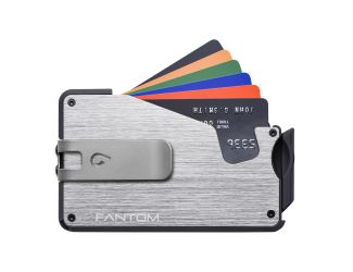 Fantom S Wallet, Slim, Titanium with Money Clip