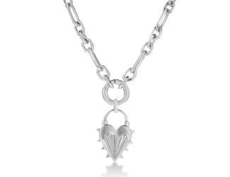 Spiked Heart Necklace