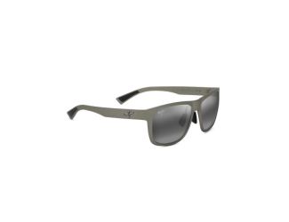 Puakea Polarized Sunglasses Matte Gray Frame Neutral Gray Lens