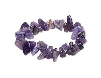 Natural Amethyst Stretch Bracelet
