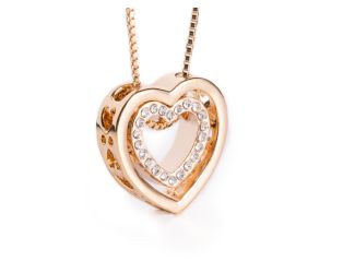 Love is in the Air Gold Heart Necklace