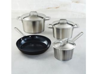 DiNA Meta 7pc Recycled SS Cookware Set with NS FP