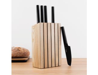 Ron 6pc Knife Block Set (5 Knives & Bloc