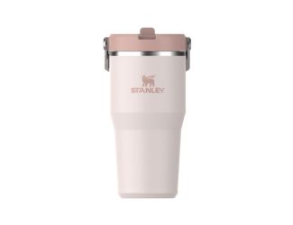 The IceFlow Flip Straw Tumbler 20oz - Rose Quartz