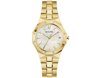 Ladies' Prestige Stainless Steel Bracelet watch, White dial