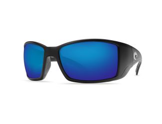 Blackfin Polarized Sunglasses - Shiny Black/Blue Mirror