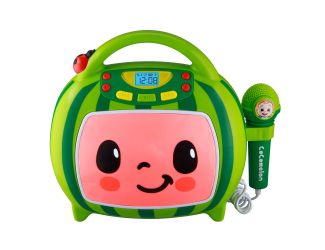CocoMelon Bluetooth Sing-Along Boombox w/ 24 Built-in Songs Ages 18+ Months