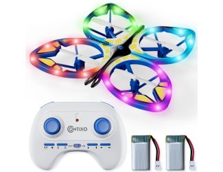 TD2 Butterfly Mini Drone with LED Light Effects