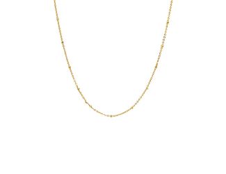Solid Ball Chain Necklace Size 18"