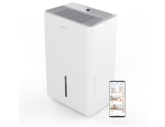 TCL 4,500 Sq. Ft. 50-Pint Smart Dehumidifier with Pump, Energy Star 2024, Works with Alexa & Google
