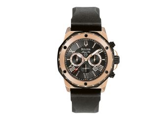 Marine Star Mens Black Rubber Band Watch Black Dial