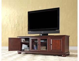 Alexandria 60" Low Profile TV Stand Mahogany