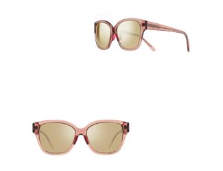 Perry Modified Cat-Eye Sunglasses with Statement Temples